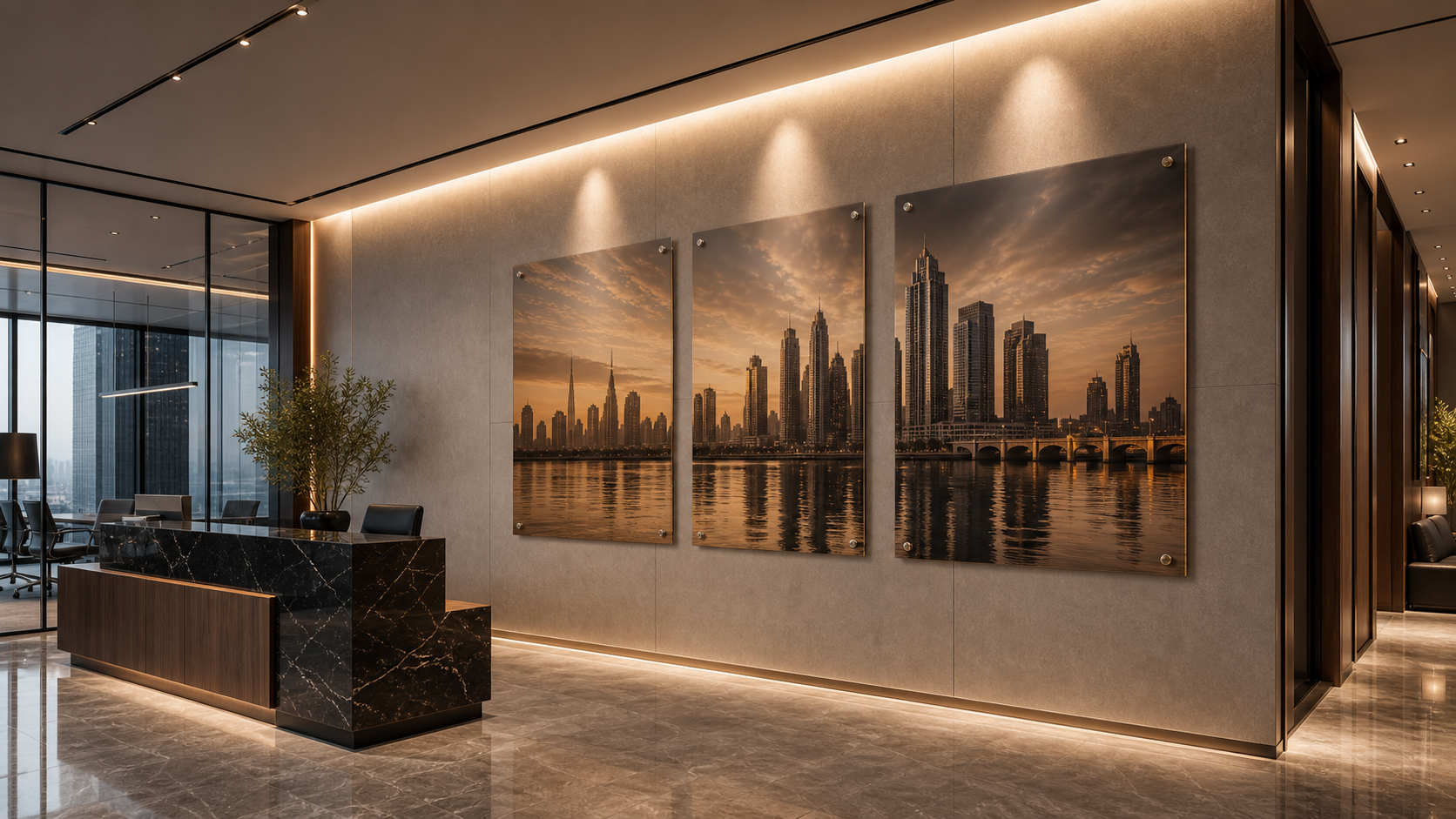 Corporate Bulk Acrylic Printing in Dubai & UAE - Art Smiley Biz